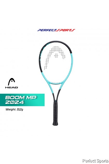 Free String + Grip] HEAD BOOM MP 2024 Tennis Racket (295g)