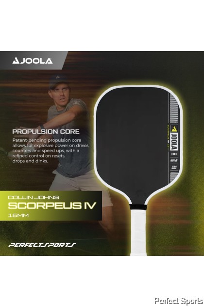 JOOLA Collin Johns Scorpeus Pro IV 16mm Pickleball Paddle