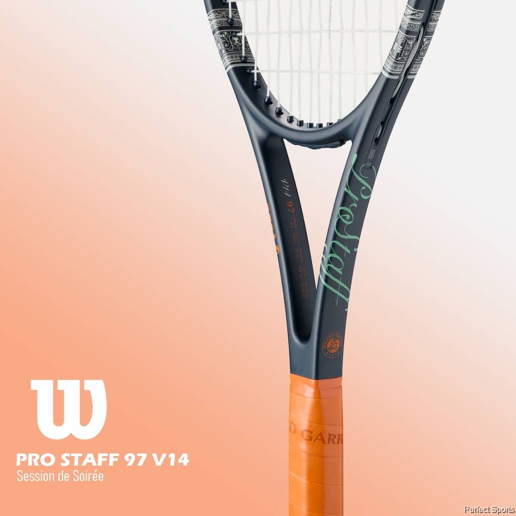 Wilson Pro Staff 97 V14 Roland-Garros 2026 Session de Soiree